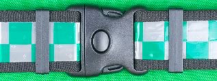 Paramedic Duty Belt with Coplock with Green and White Chequer